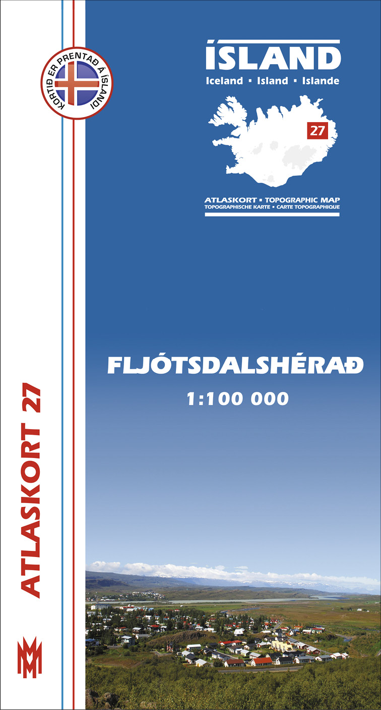 Atlaskort 27 - Fljótsdalshérað