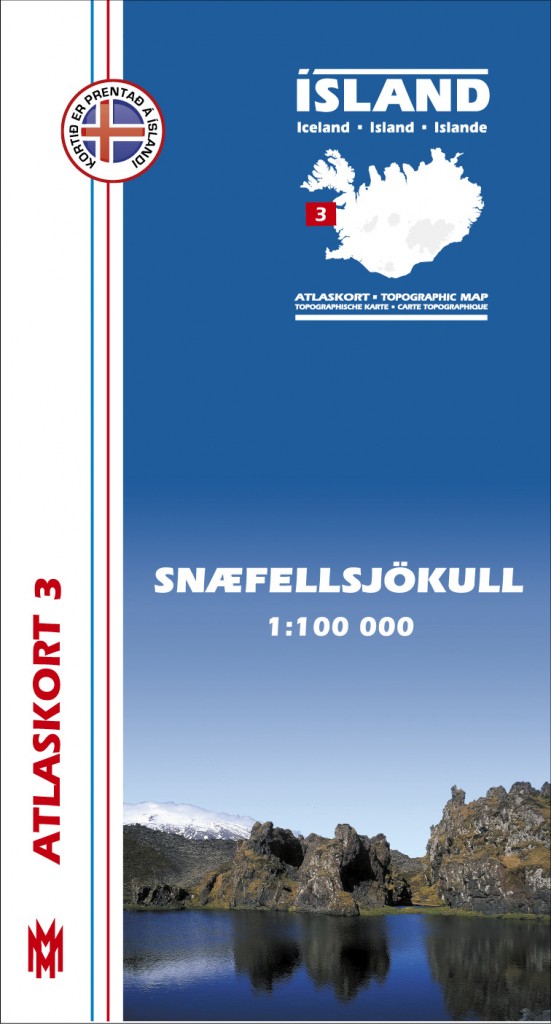 Atlaskort 3 - Snæfellsjökull