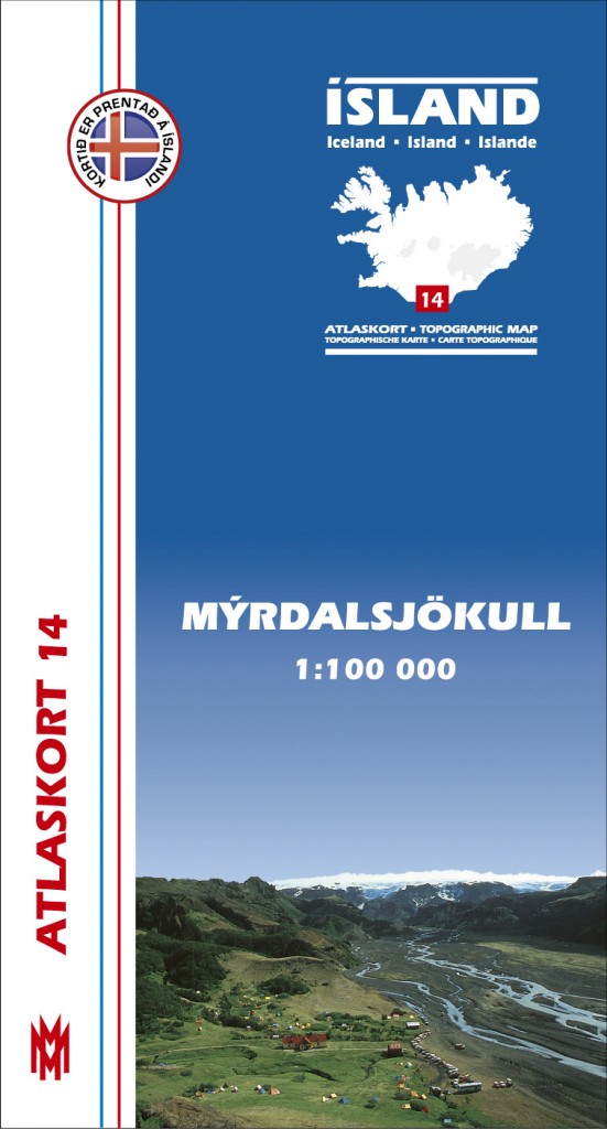 Atlaskort 14 - Mýrdalsjökull
