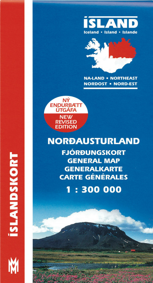 Norð-Austurland 1:300 000: Fjórðungskort
