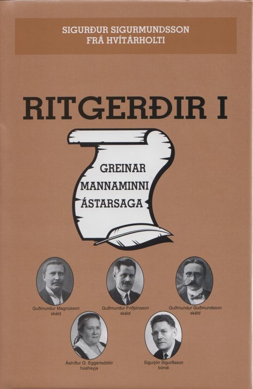 Ritgerðir I - greinar, mannaminni, ástarsaga