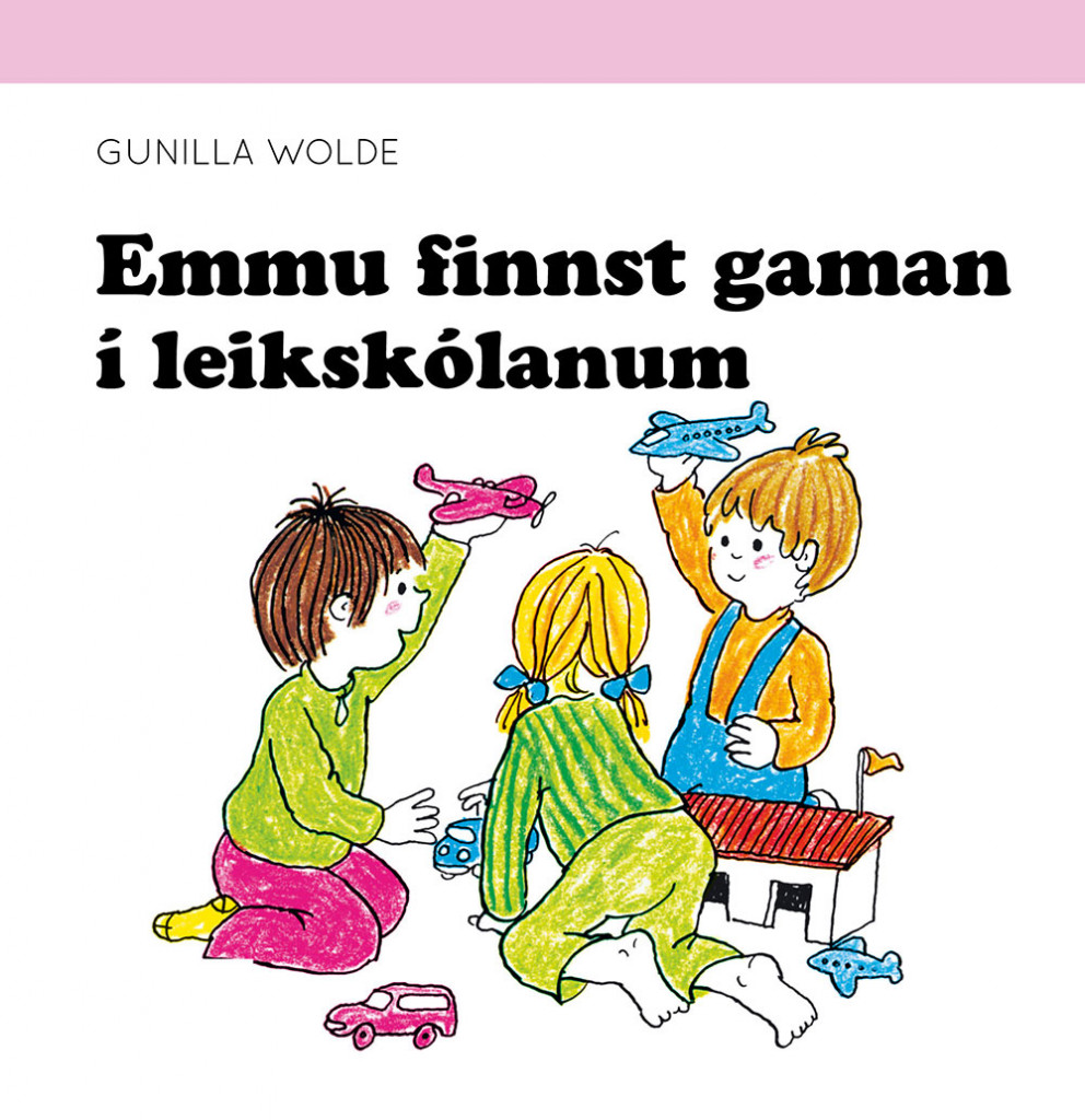 Emmu finnst gaman leikskólanum