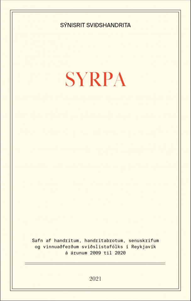 Syrpa – sýnisbók sviðshandrita