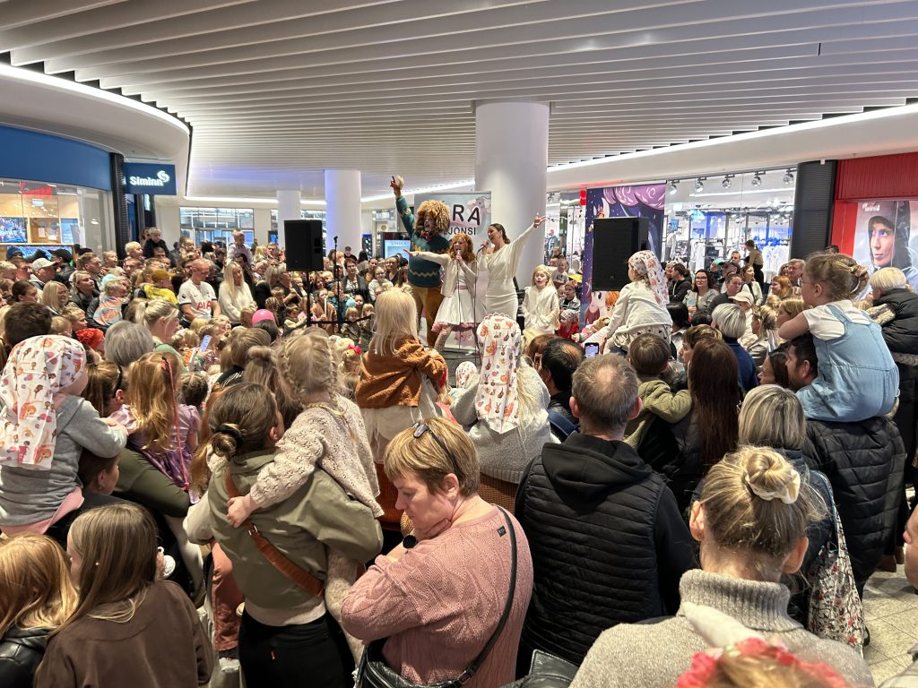 Mikið stuð í Smáralind